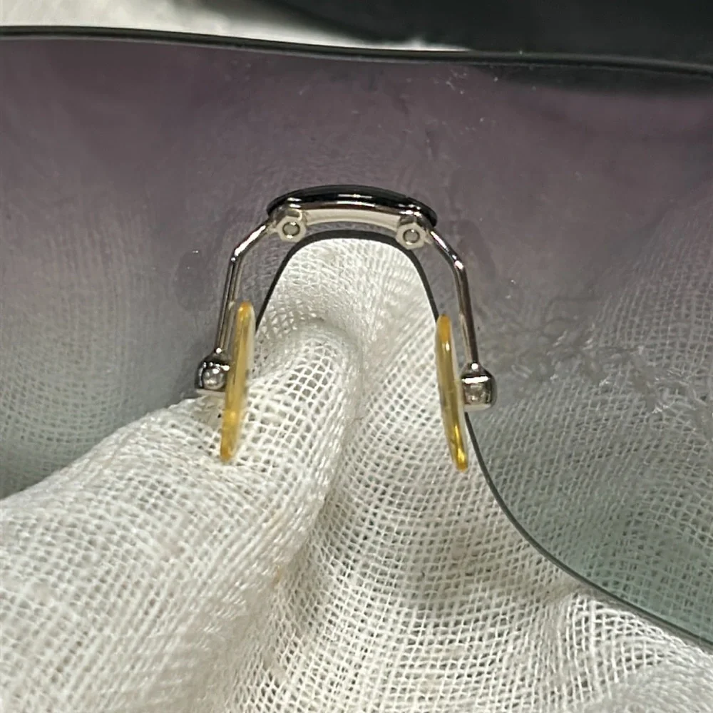 Marc Jacobs MMJ005 gradient shield style sunglasses with case